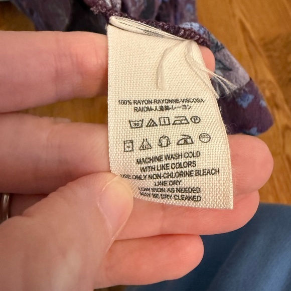 Free People Magic Mystery Tunic Plum Shirt Size XS - Picture 5 of 10